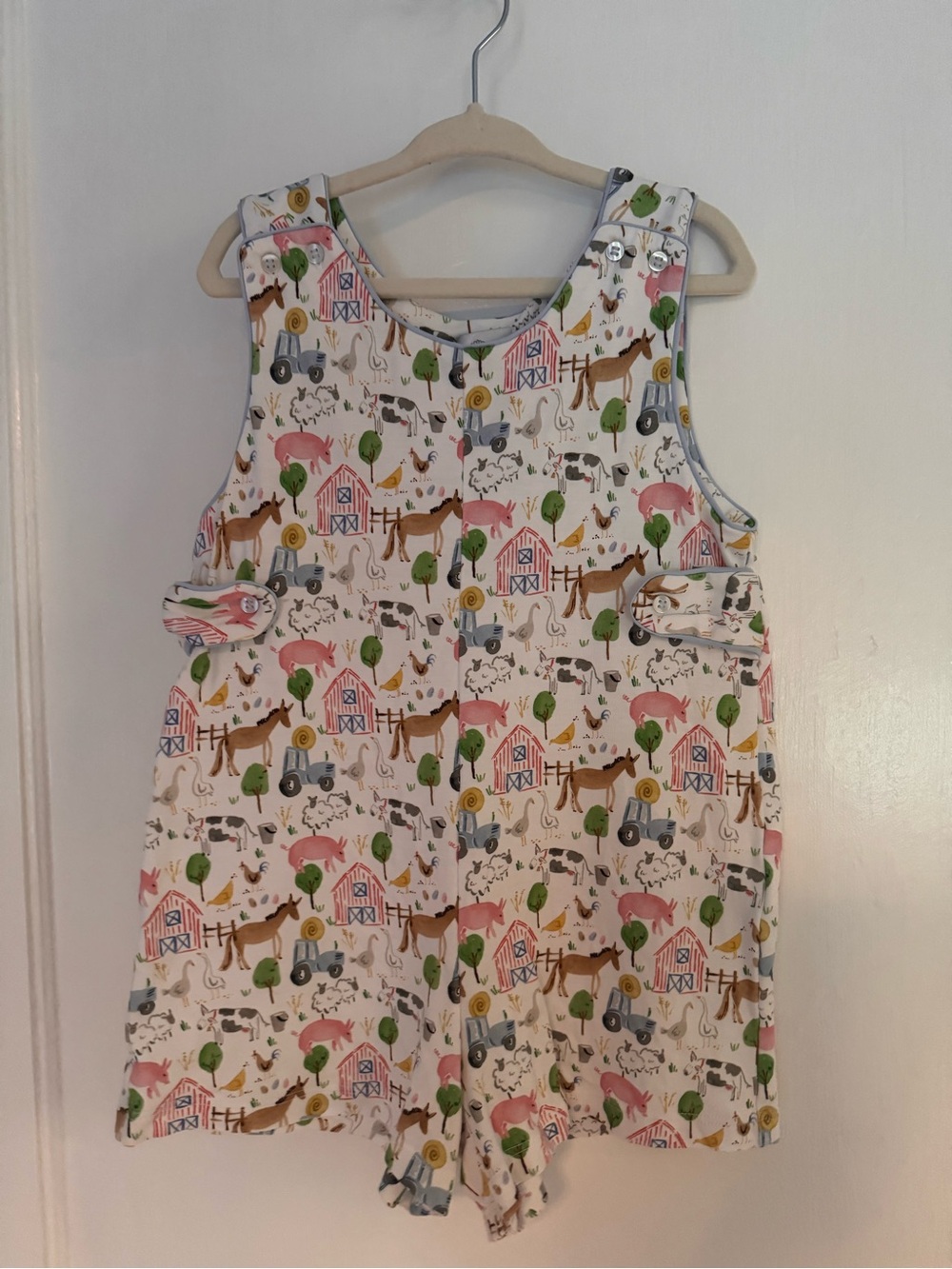 The Proper Peony Farm Animal Print Jon Jon - size 2T